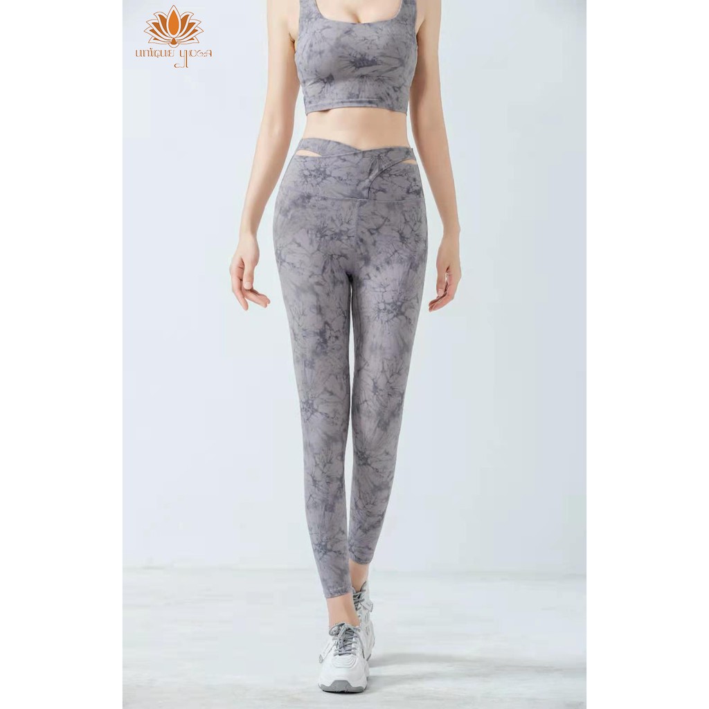 Legging Highwaist Senam Yoga Pilates Gym Running / Legging Vania CK-Y1387 / Celana Olahraga Yoga Fitness Wanita Terbaru