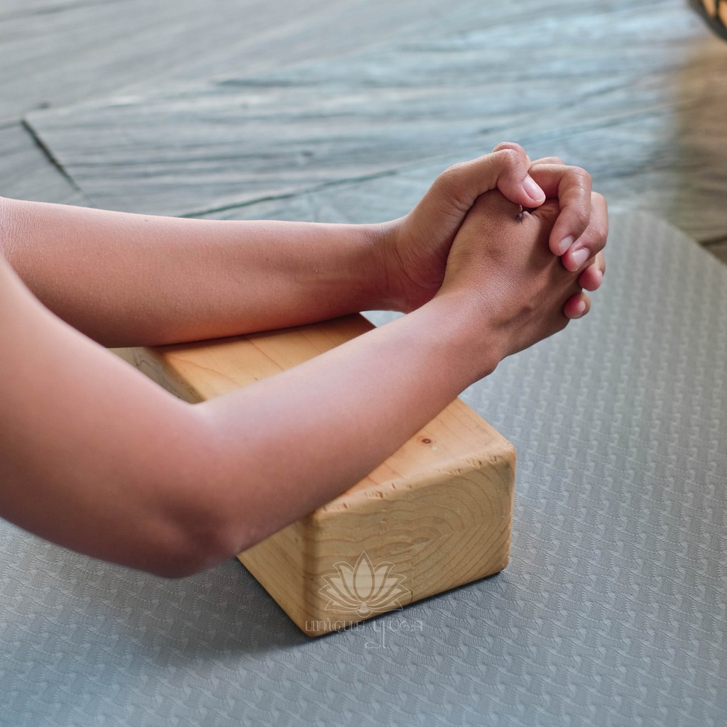 Balok Kayu Yoga Solid / Balok Senam Yoga Murah/ Yoga Block Solid / Wooden Block Yoga / Block Yoga