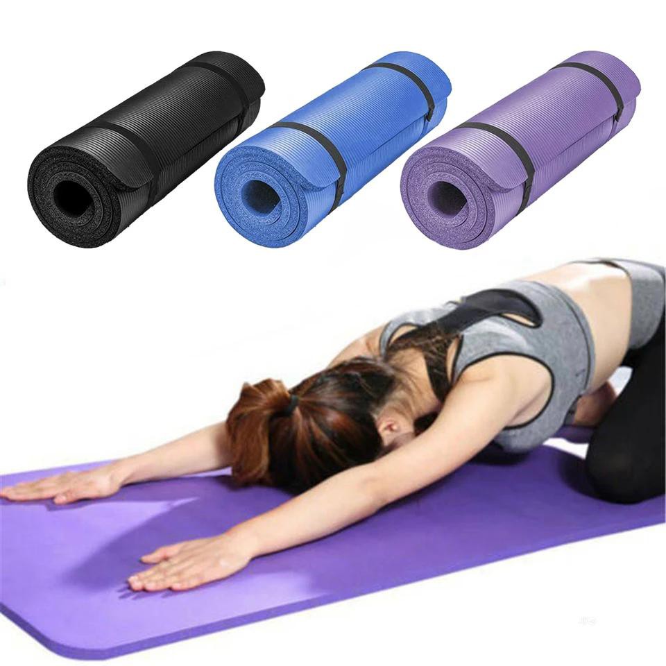 Yoga Mat NBR / Matras Yoga NBR 10mm/ Matras Senam Workout / Matras Yoga Tebal 10 mm