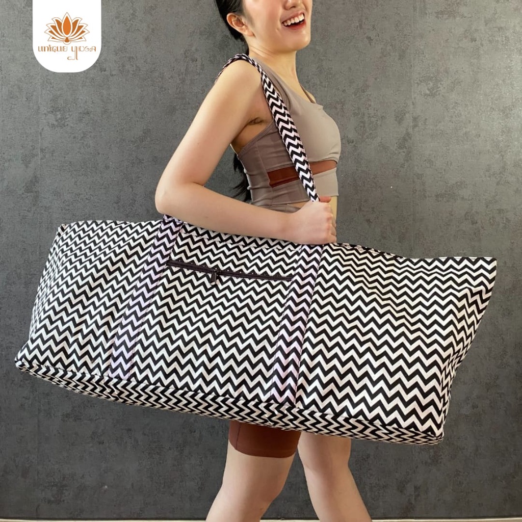 Tas Yoga / Cakra Yoga Bag / Tas Yoga Chakra Motif / Chakra Yoga Bag Motif / Tas Yoga Ukuran Besar / Tas Matras Yoga