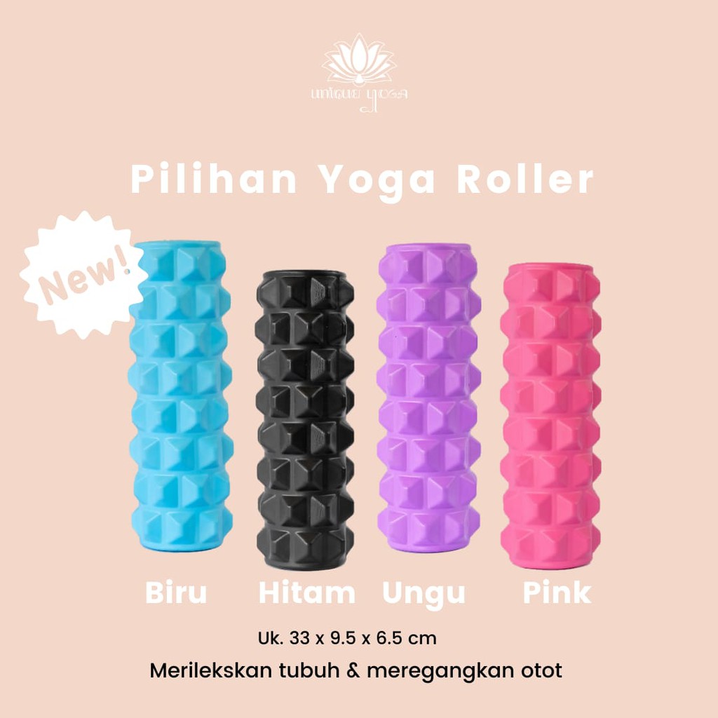 Yoga Roller Foam / Yoga Roler Gym Fitness / Yoga Roller Fom Pilates / Yoga Block / Block Foam Roller / Roller Foam Block