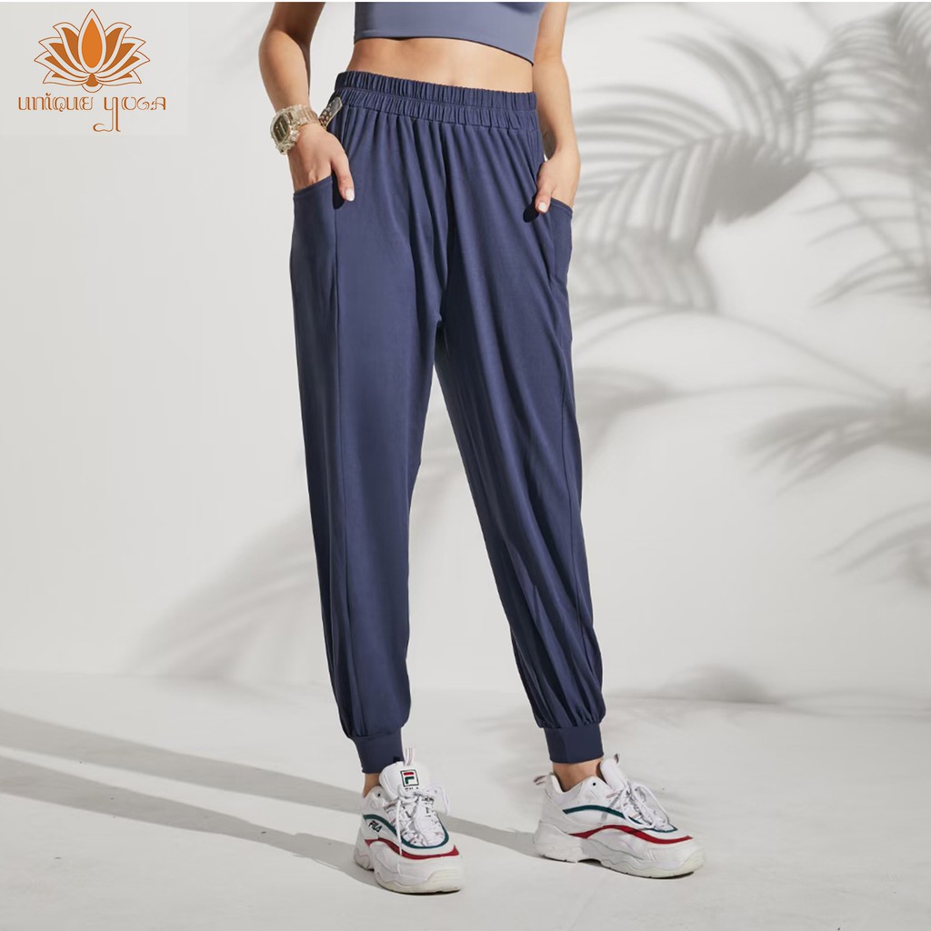 Celana Panjang Kaos Unisex Senam Olahraga Casual / Traing Pant Yoga CK1148 / Celana Olahraga