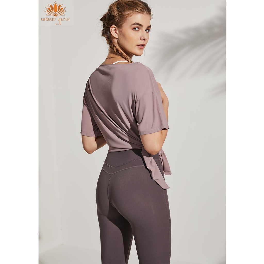 Baju Senam Sport Yoga Olahraga Wanita Running / T-shirt Sporty T918 / Baju Senam Yoga Wanita