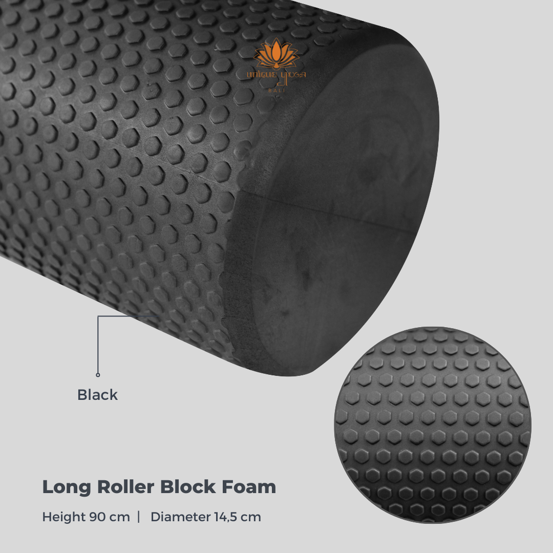 Roller Block Gym Fitness / Foam Roller Yoga Fitness / EVA Foam Yoga Massage Fitness Roller / Long Roller Foam 90cm
