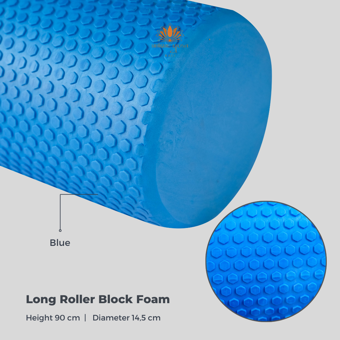 Roller Block Gym Fitness / Foam Roller Yoga Fitness / EVA Foam Yoga Massage Fitness Roller / Long Roller Foam 90cm