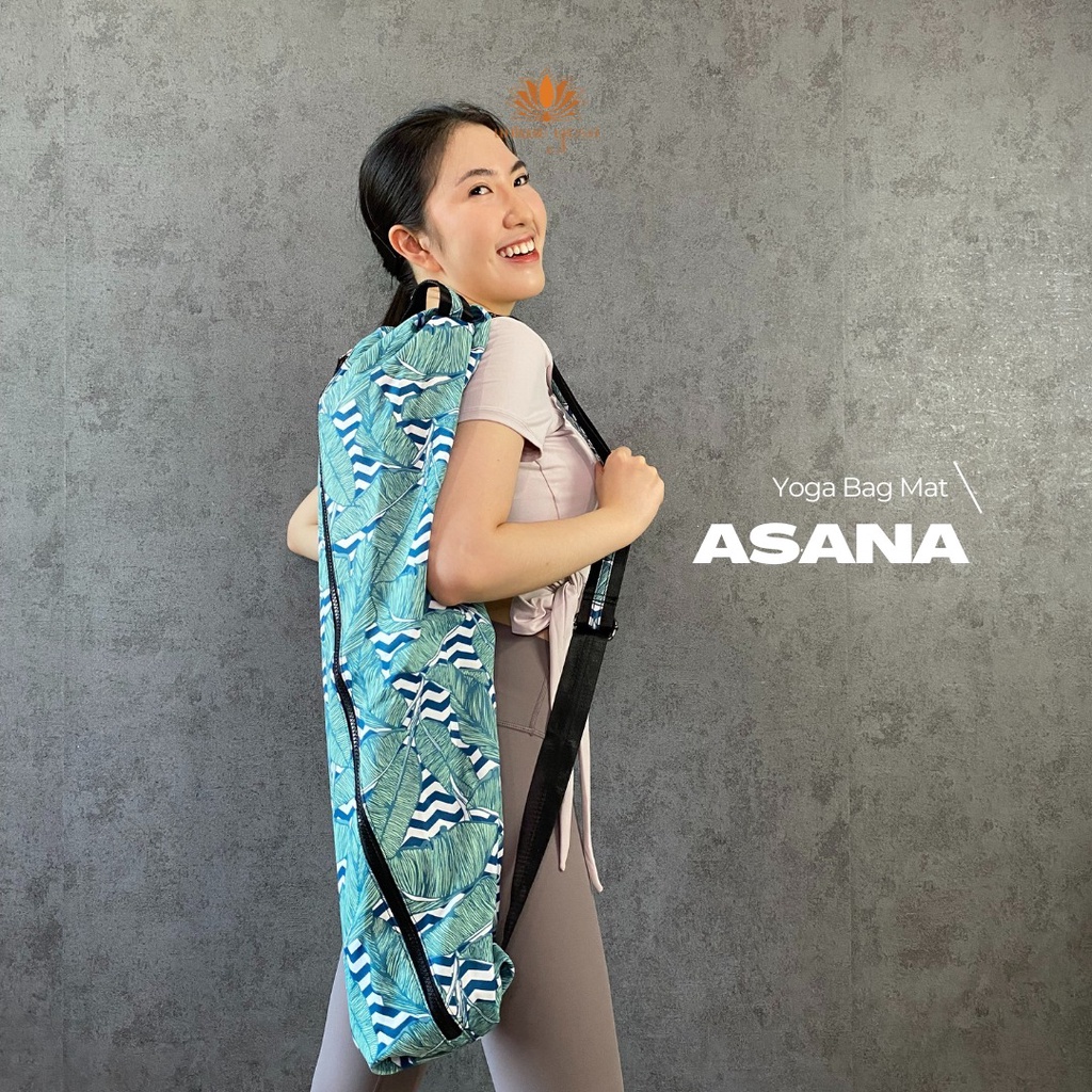 Asana Yoga Bag Mat / Tas Matras Yoga / Tas Olahraga / Tas Motif / Tas Batik Motif Waterproof / Tas Yoga / Tas Yoga Murah