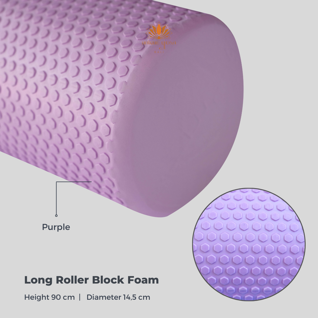 Roller Block Gym Fitness / Foam Roller Yoga Fitness / EVA Foam Yoga Massage Fitness Roller / Long Roller Foam 90cm