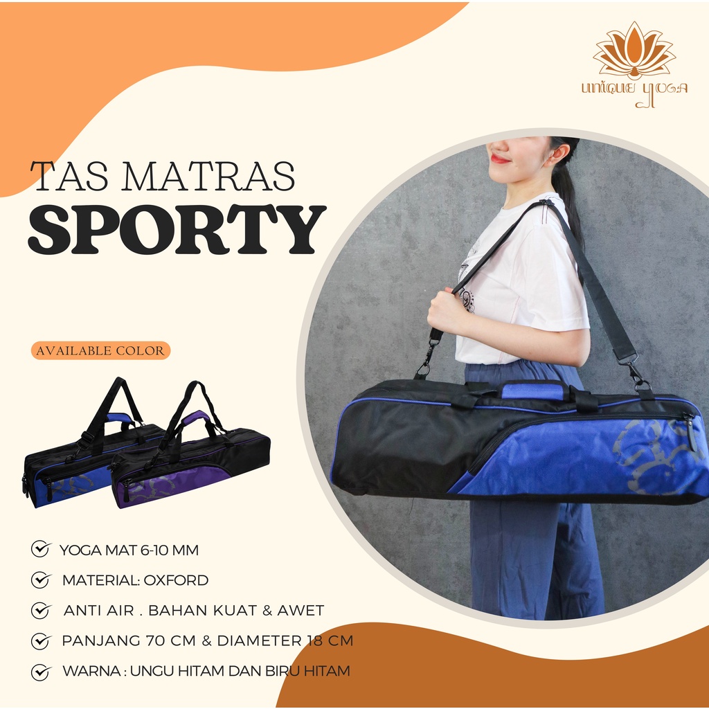 Tas Matras Sporty / Tas Yoga Sporty / Yoga Bag Sporty / Jual Tas Yoga Murah / Tas Matras Yoga Waterproof / Tas Matras T