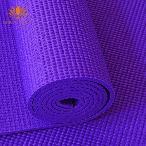 Matras Yoga / PVC Mat Yoga / Matras Yoga PVC 4mm Termurah / Matras Olahraga Murah / Alas Olahraga Bisa Custom Nama