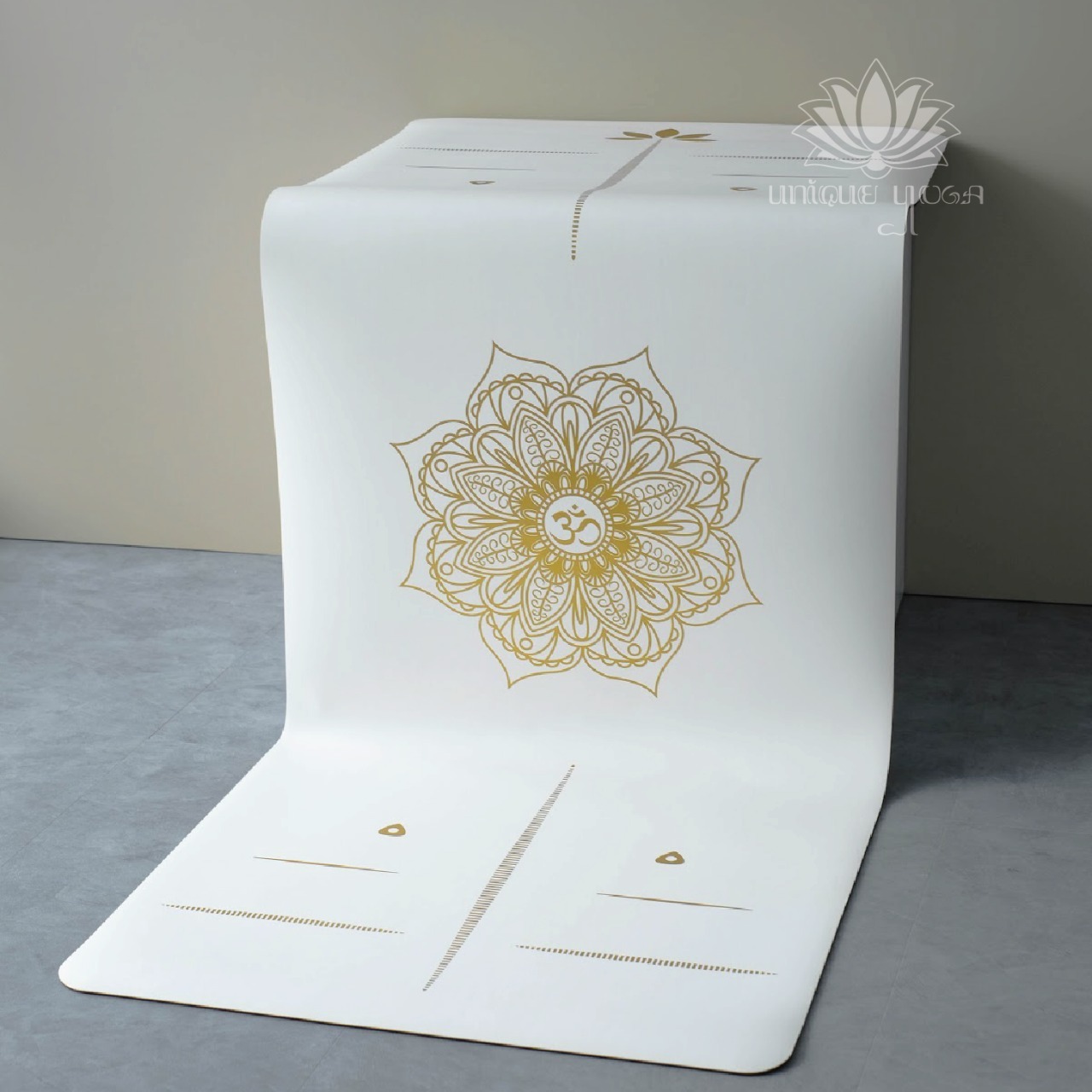 Yoga Mat Premium Golden Snow / Matras Yoga White Gold / Matras Yoga Rubber Premium Anti Slip 4,5mm