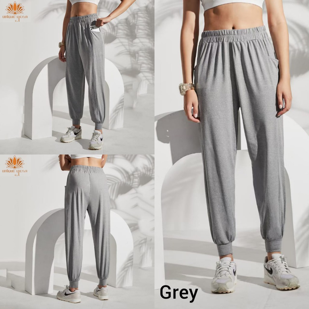 Celana Panjang Kaos Unisex Senam Olahraga Casual / Traing Pant Yoga CK1148 / Celana Olahraga