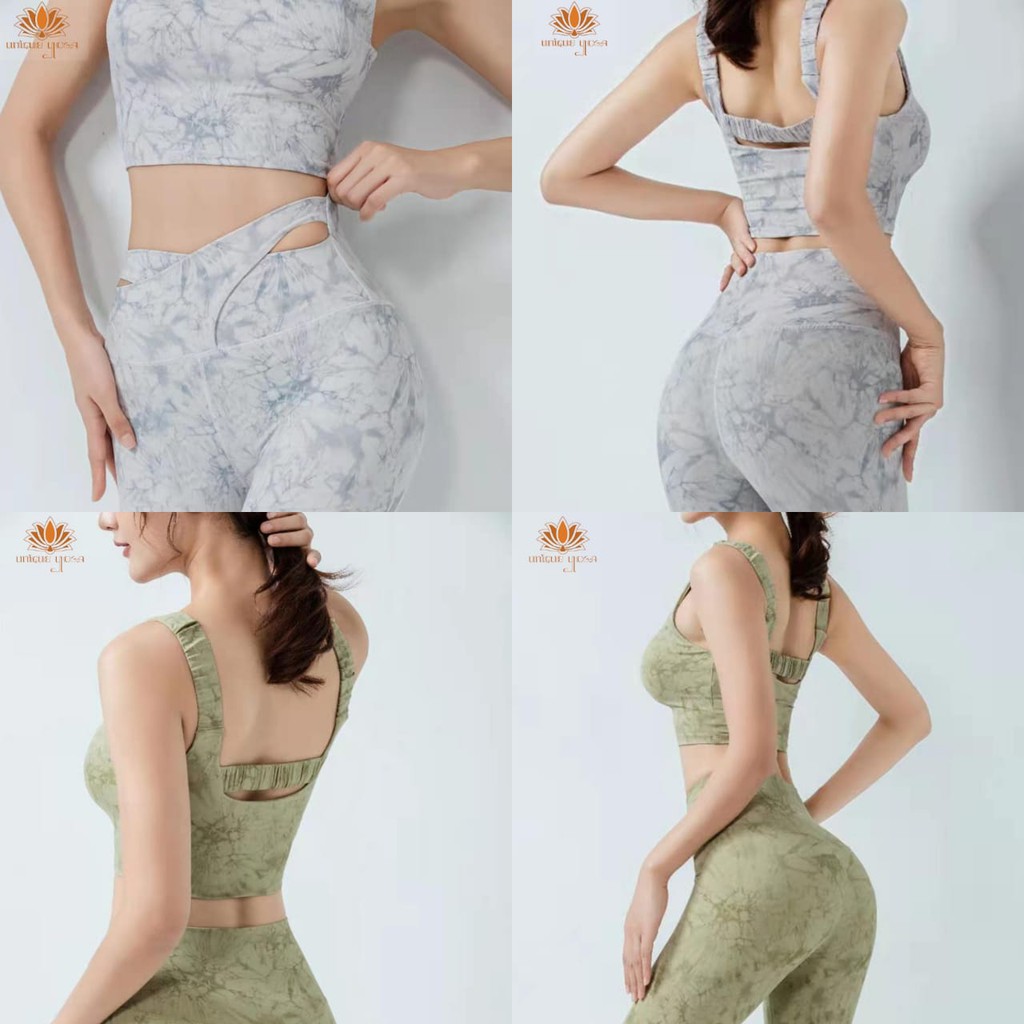 Sport Bra Senam Yoga Pilates Gym Tye Die / Bra Olahraga Vania Terbaru / Bra Fitness Gym High Impact Vania WX-Y1335
