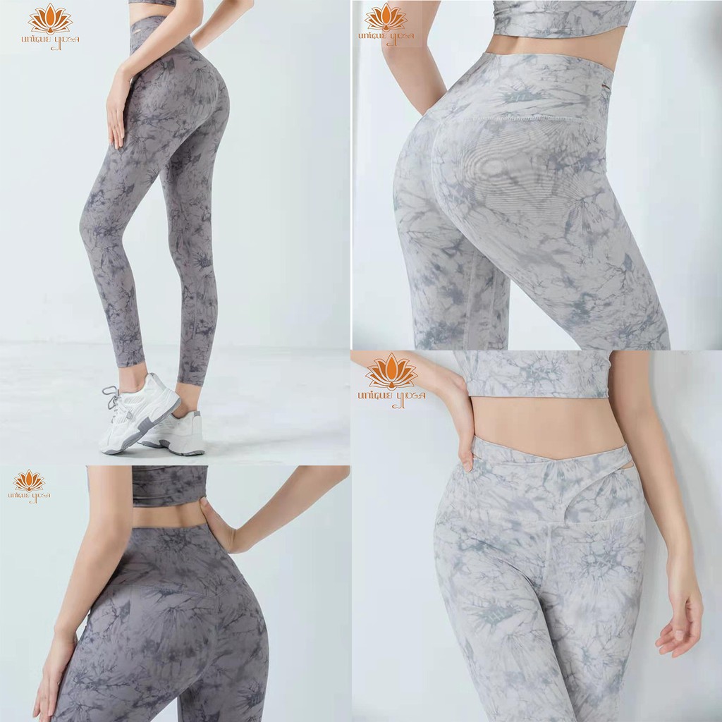 Legging Highwaist Senam Yoga Pilates Gym Running / Legging Vania CK-Y1387 / Celana Olahraga Yoga Fitness Wanita Terbaru