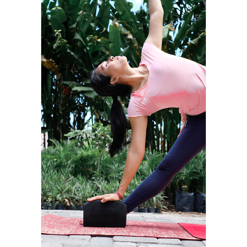 Balok Yoga Curve / UNBlock Yoga Hitam / Alat Bantu Senam Yoga / Block Curve / Unblock Yoga / Curve Yoga / Yoga Block