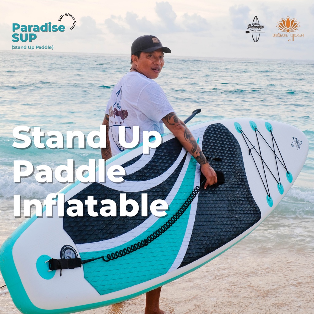 Perahu Selancar Karet / Paddle Board / Stand Up SUP Board Inflatable With SUP Accessory Carry Bag / Papan Paddle Yoga