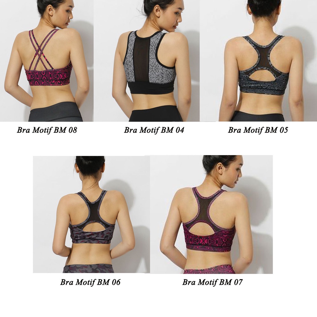 Sport Bra Yoga Motif / Bra Yoga Pilates Aerobic Terbaru / Sport Bra Yoga Murah