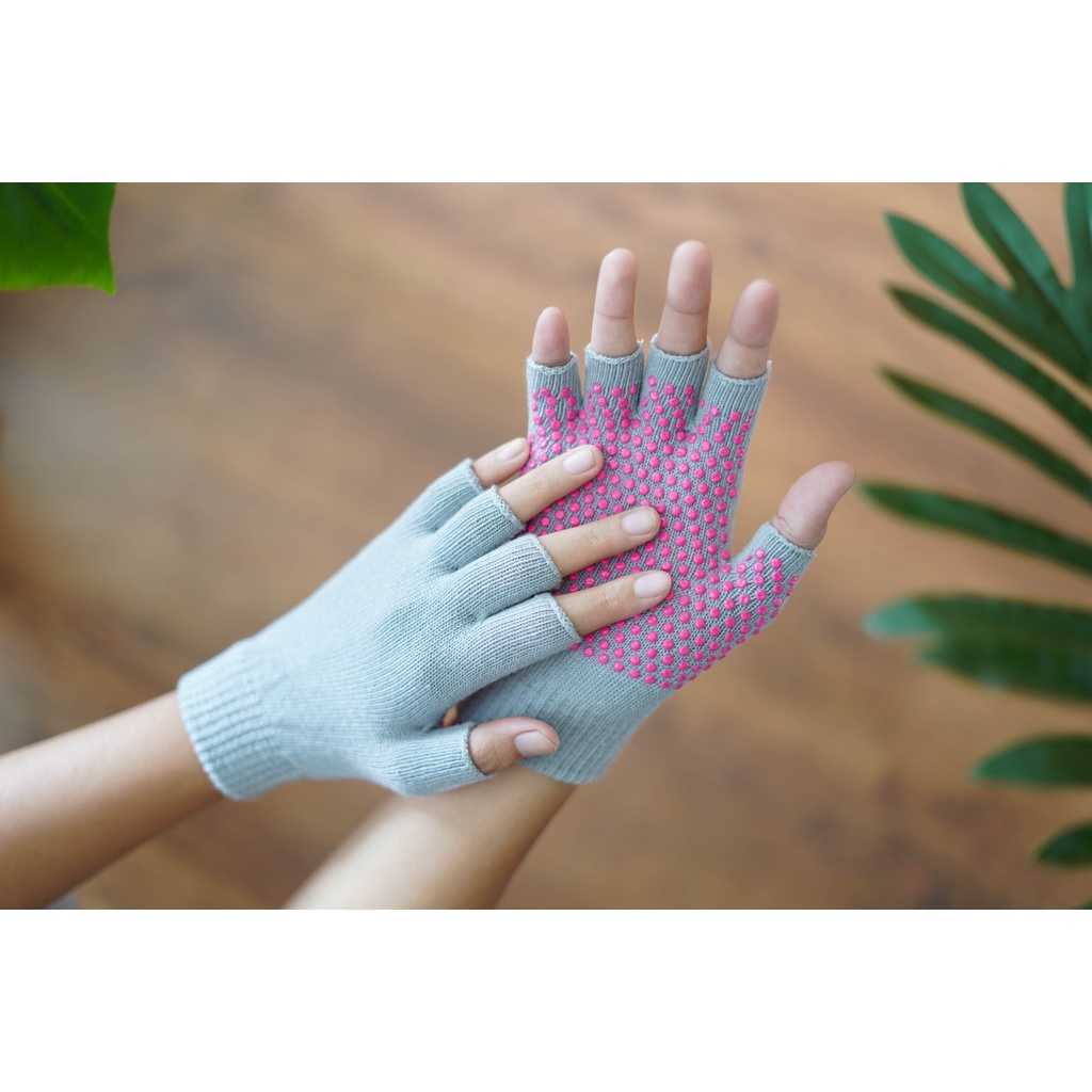 Yoga Fingerless Yoga Gloves Murah Sarung Tangan Yoga / Sarung Tangan Yoga Murah / Sarung Tangan Yoga Anti Slip
