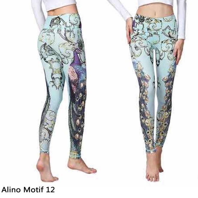 Celana Olahraga Wanita / Legging Alino Motif / Celana Senam Yoga / Celana Olahraga Murah / Legging Wanita / Legging Olah