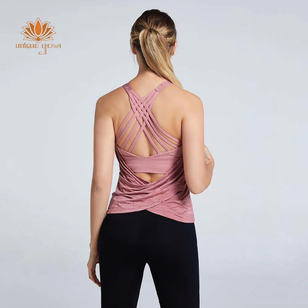 Baju olahraga wanita terbaru / Top vania with inner YW035 termurah / Baju Olahraga Wanita / Baju Yoga Terlaris