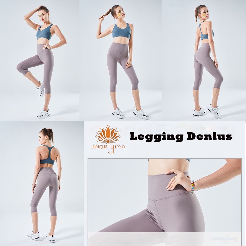 Celana Yoga Legging High Waist / Celana Senam Wanita / Legging Yoga / Celana Yoga Sport Senam Zumba High Waist 7/8 / Legging D69077 & D69067