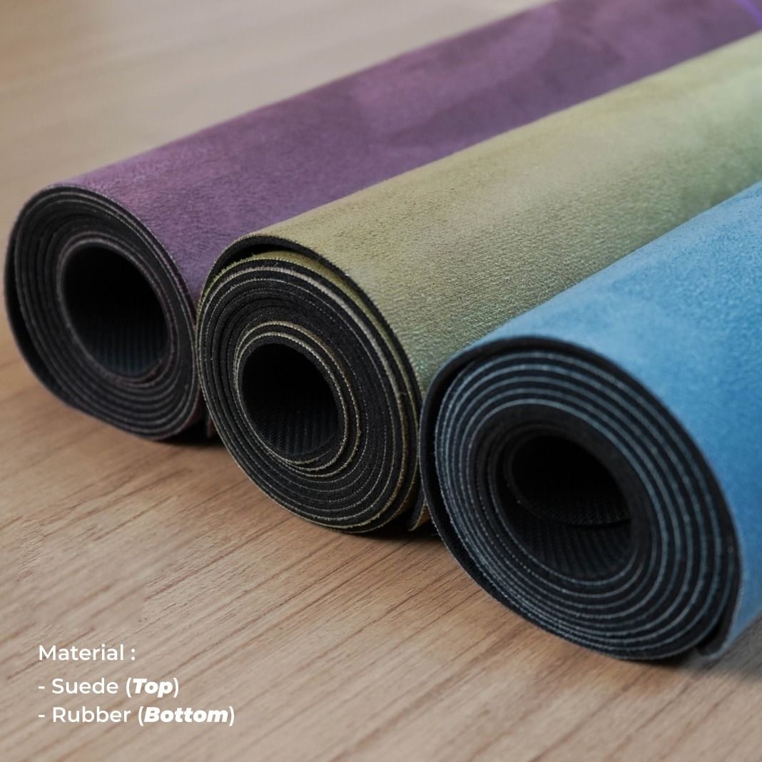 Matras Travel Yoga Motif / Travel Mat Motif Align / Printed Travel Mat Motif / Matras Yoga Travel Mat Bodyline