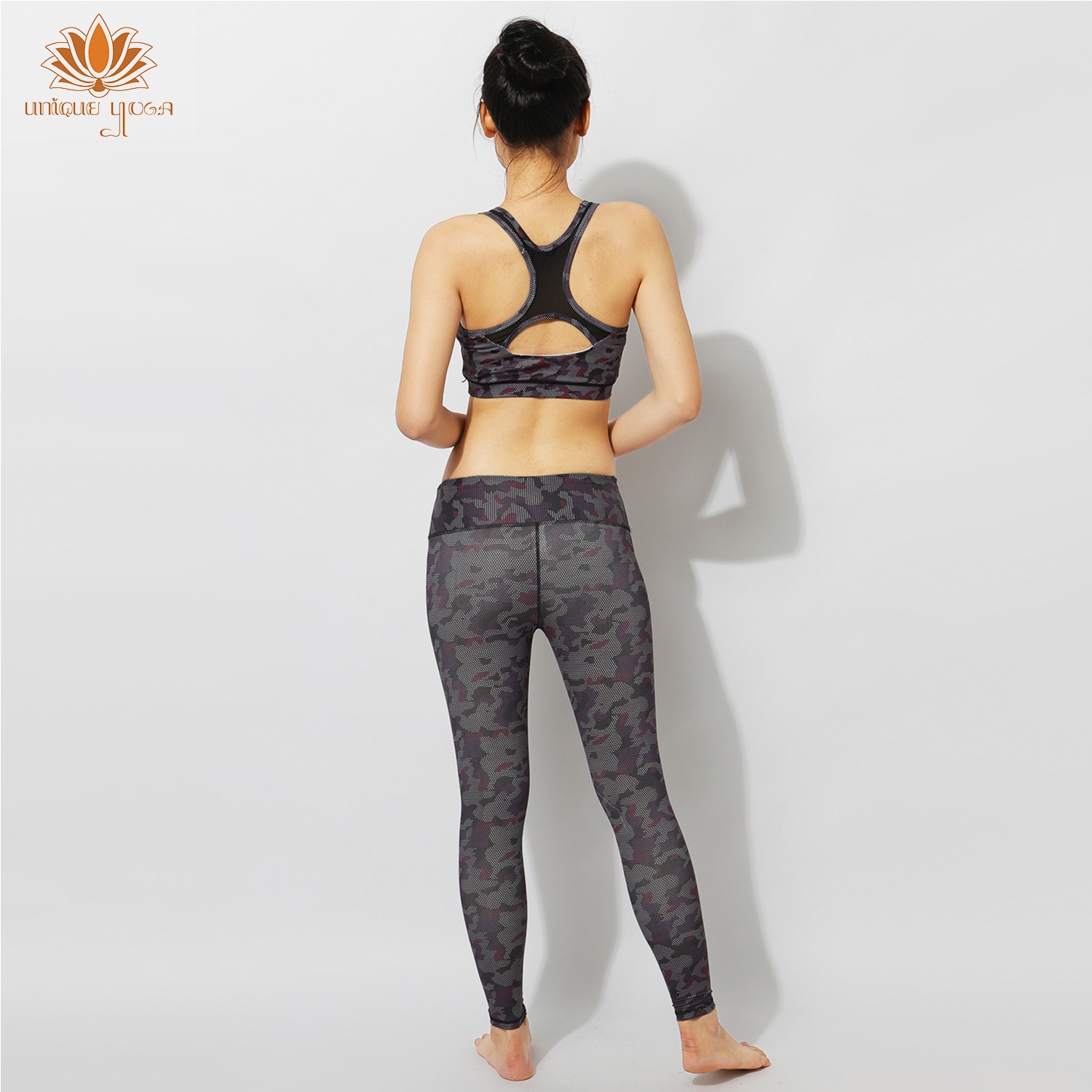Setelan Bra & Legging Olahraga Yoga Motif / Sport Bra BM 06 / Legging Alino Motif 19 / Set Pakaian Olahraga Yoga Wanita