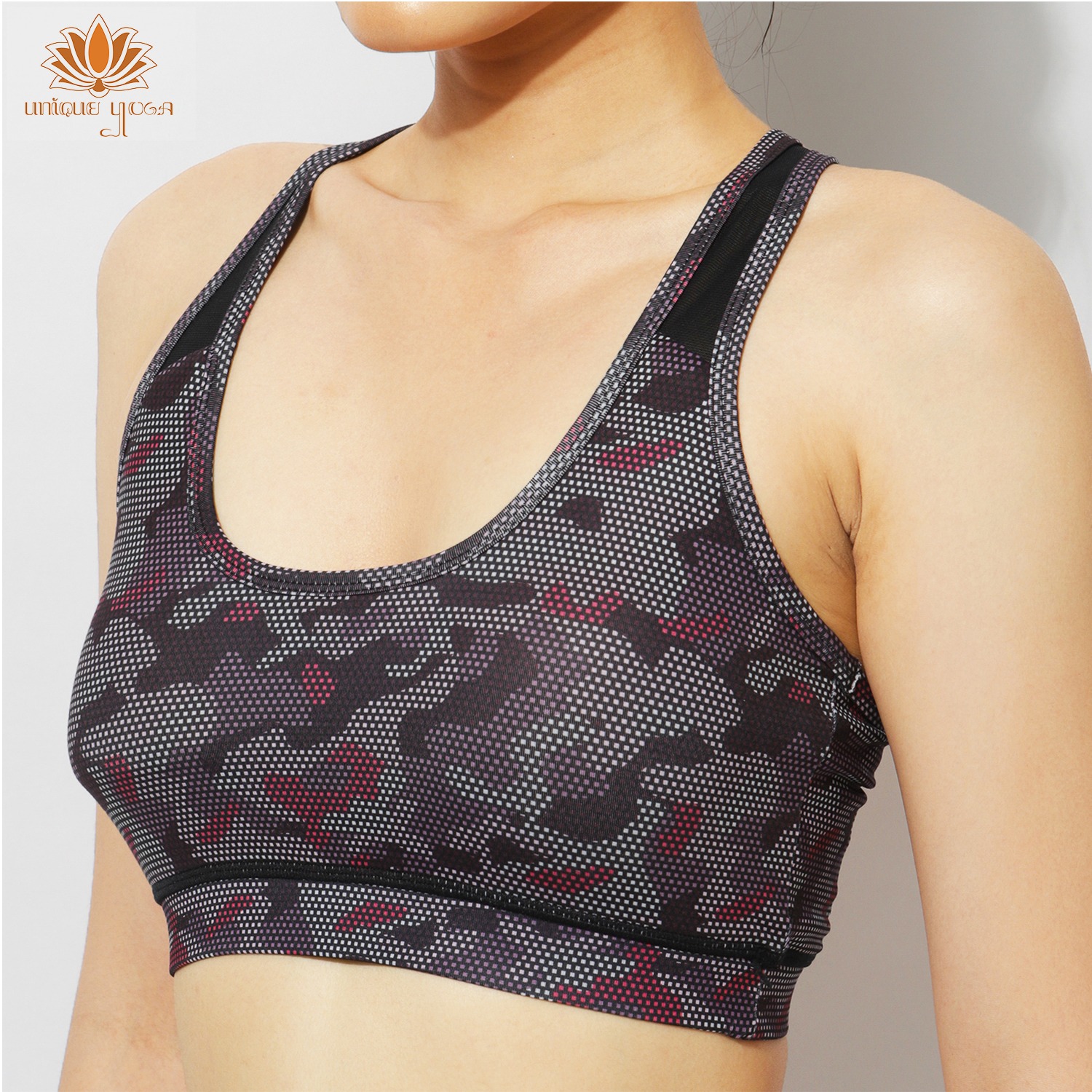 Setelan Bra & Legging Olahraga Yoga Motif / Sport Bra BM 06 / Legging Alino Motif 19 / Set Pakaian Olahraga Yoga Wanita