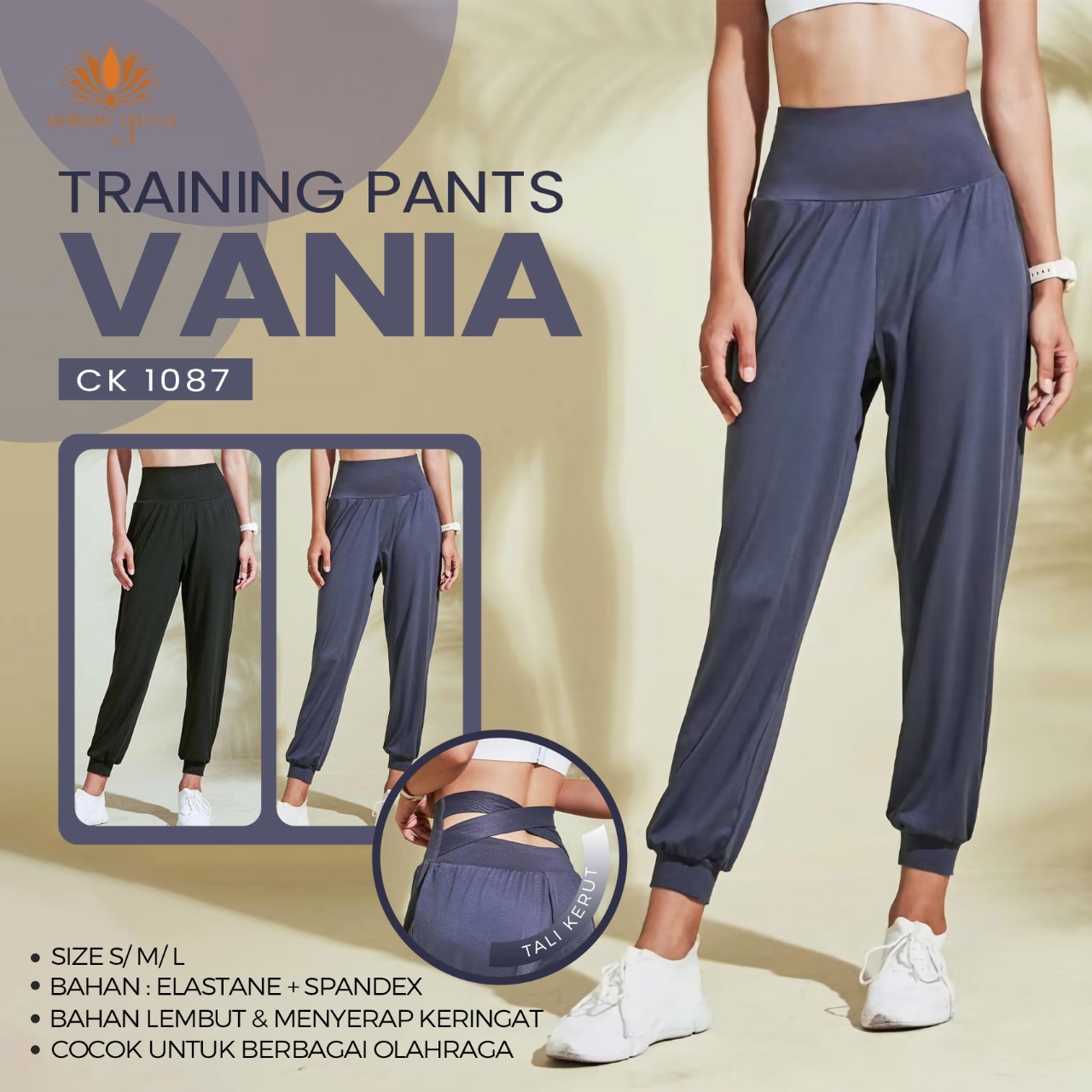 Yoga Pant Harem Vivian CK 1087 / Celana Senam Wanita Terbaru / Celana Olahraga / Celana Yoga