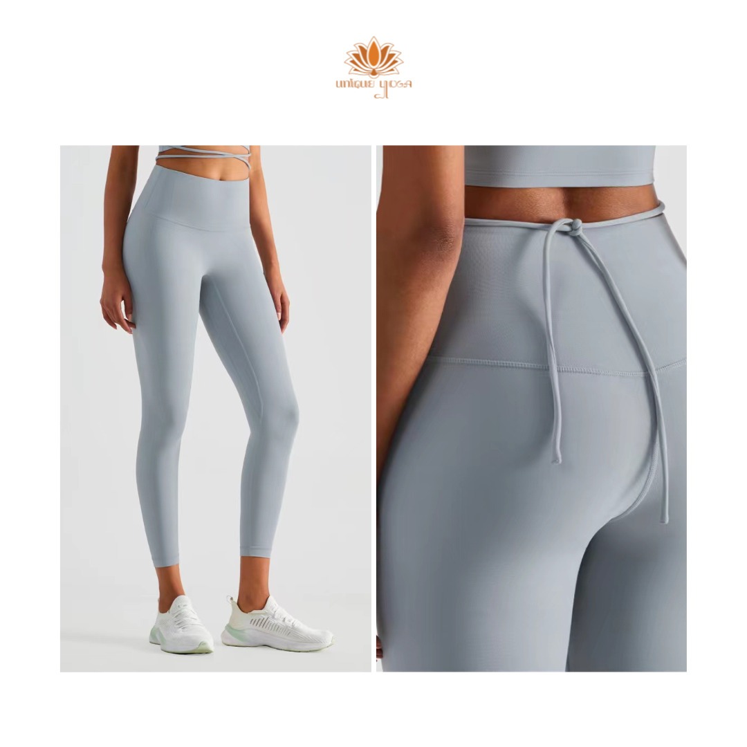 Setelan Olahraga Senam Yoga Abu / Bra Sport Vania WX1437 / Legging Vania Abu CK1237