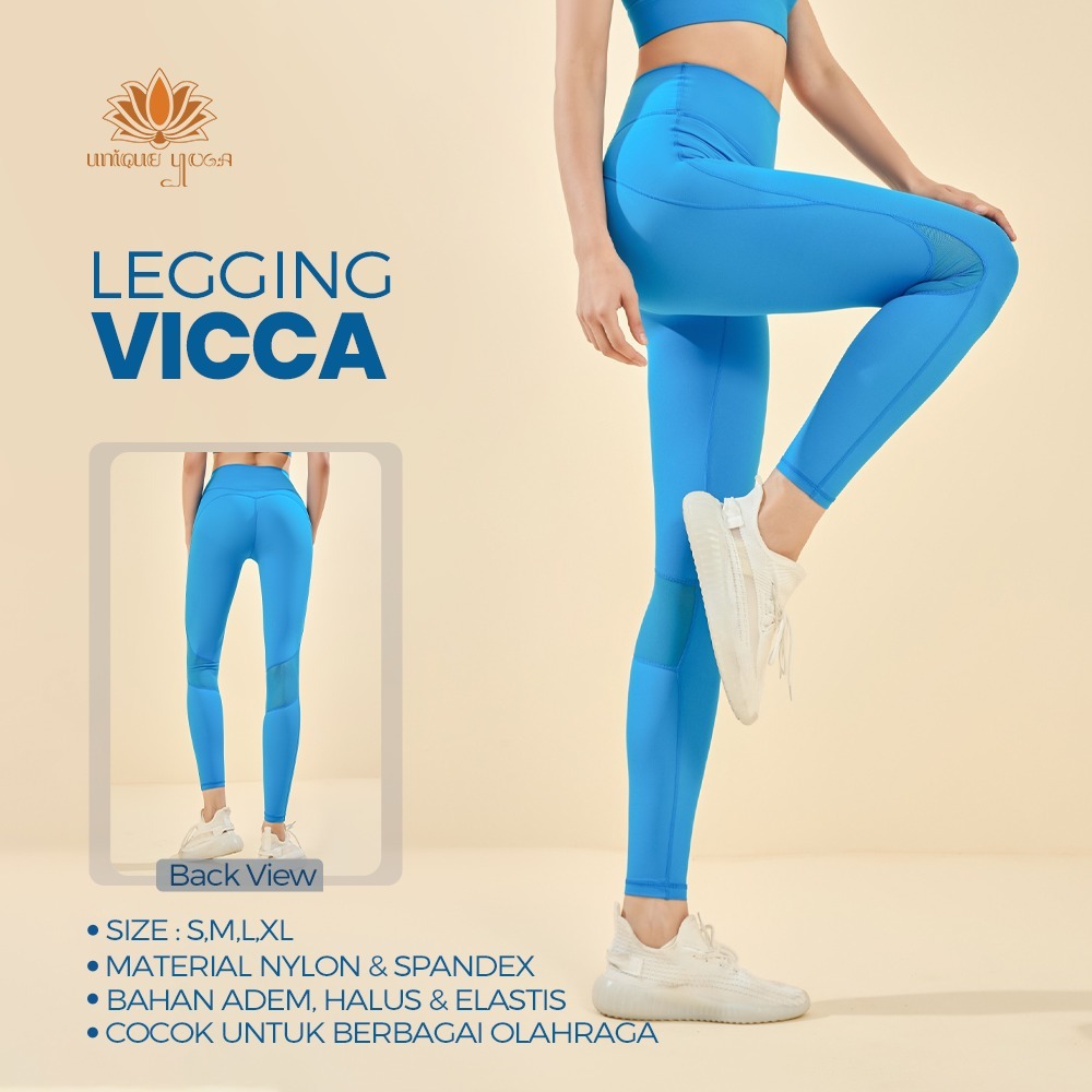 Legging Highwaist Vicca/ Celana Legging Untuk Yoga Olahraga & Sport