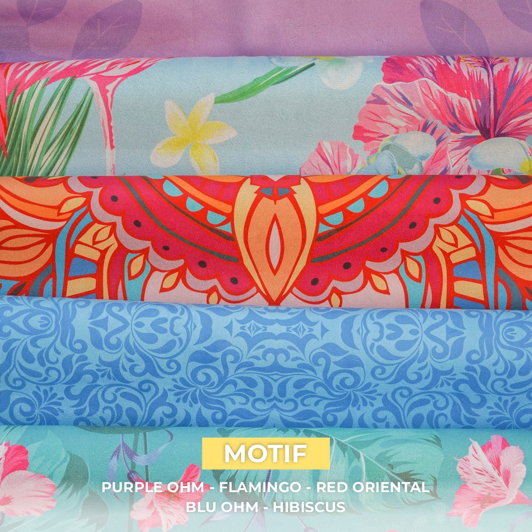 Travel Mat Glow 1mm / Matras Yoga Travel Lipat / Matras Yoga Motif / Travel Yoga Mat / Alas Yoga Murah 