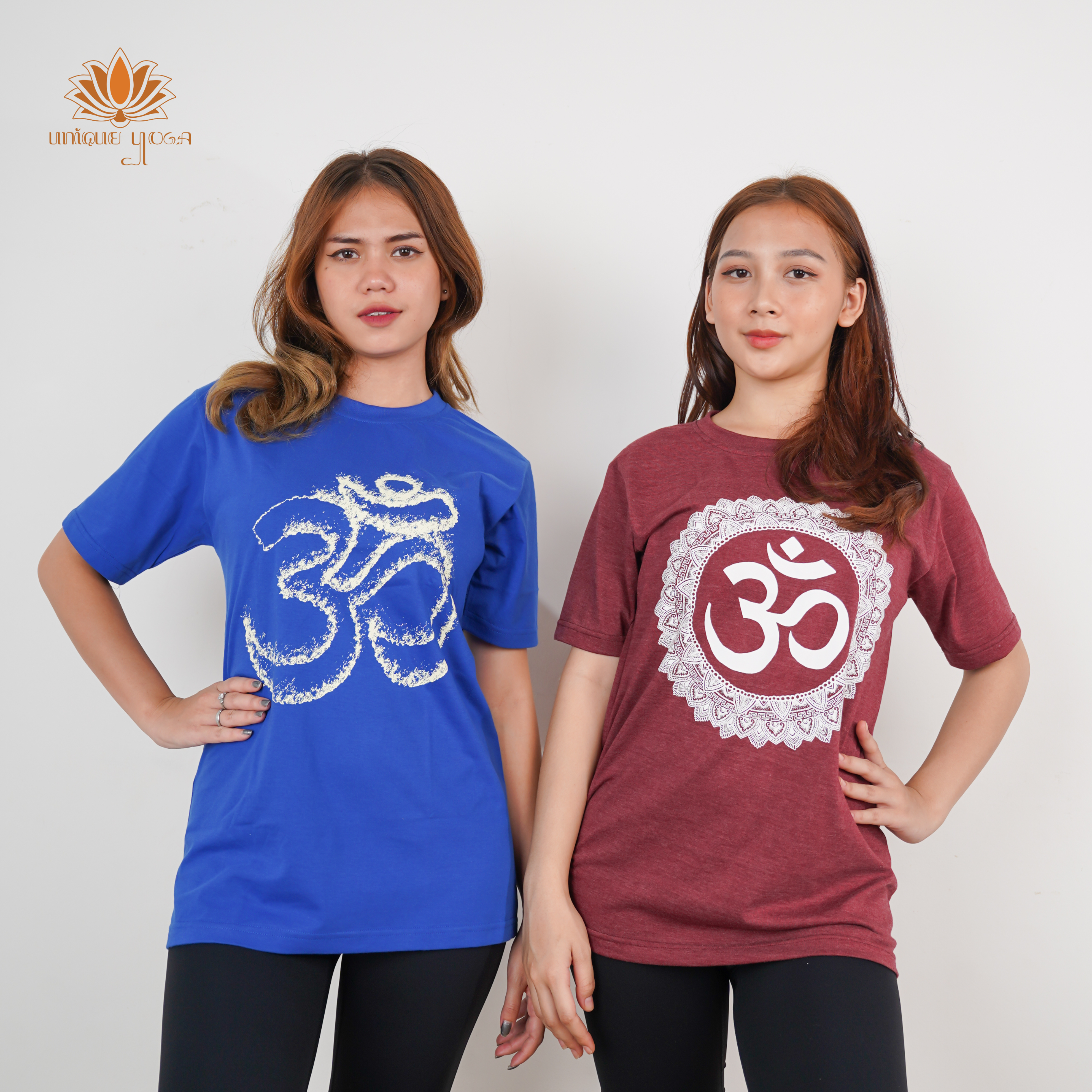 Kaos Olahraga Senam Yoga Unisex / Baju Senam Yoga Dry Fit / T-shirt Sindhu Ohm / Tshirt Yoga Murah