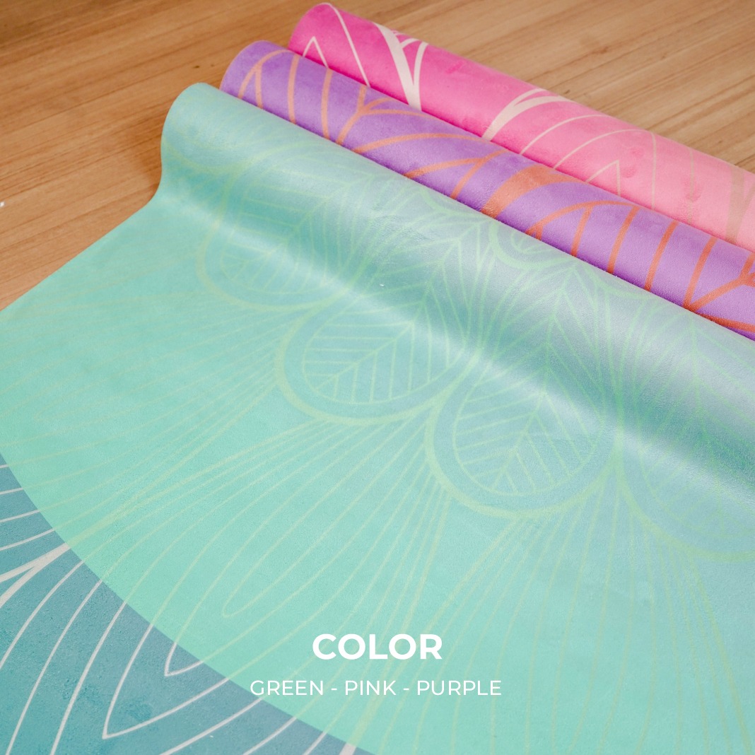Matras Yoga Travel Motif / Travel Mat Harmala / Yoga Mat Travel Lipat / Matras Olahraga Yoga
