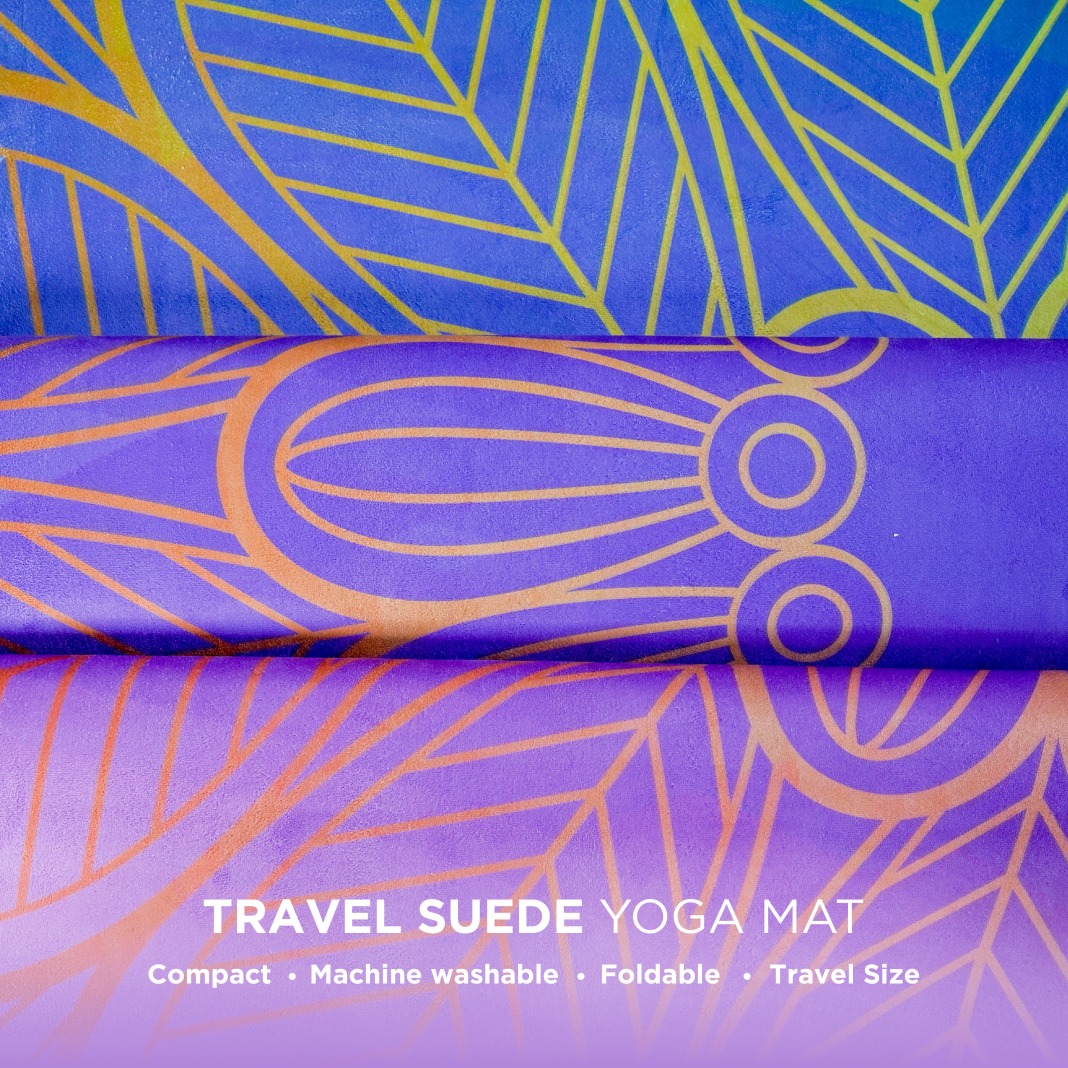 Matras Yoga Travel Motif / Travel Mat Harmala / Yoga Mat Travel Lipat / Matras Olahraga Yoga