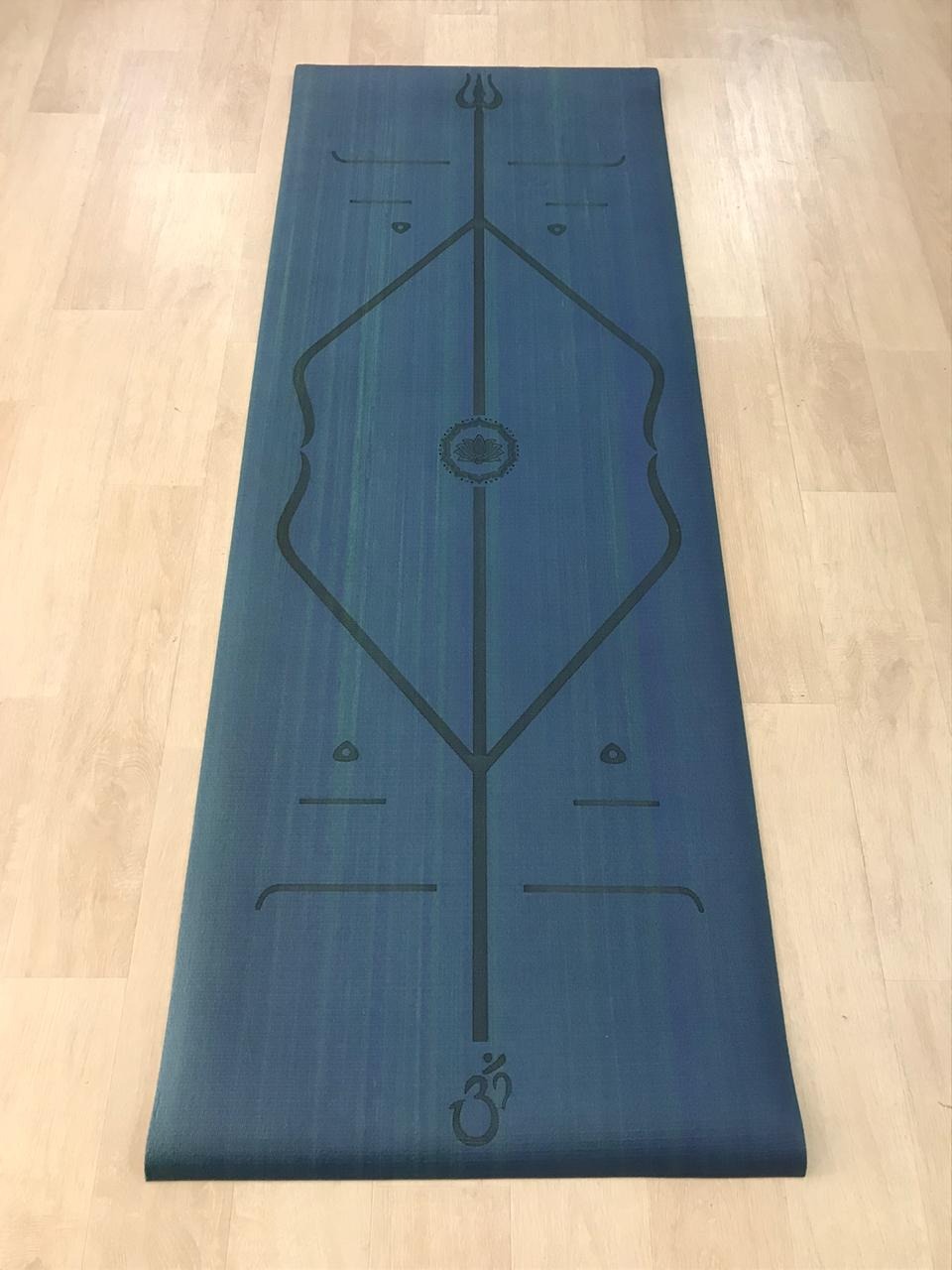 Matras Yoga Murah Motif Align / Matras Senam Yoga/ Matras Olahraga PVC HD Mix 5mm/ Matras Olahraga Gym Fitness