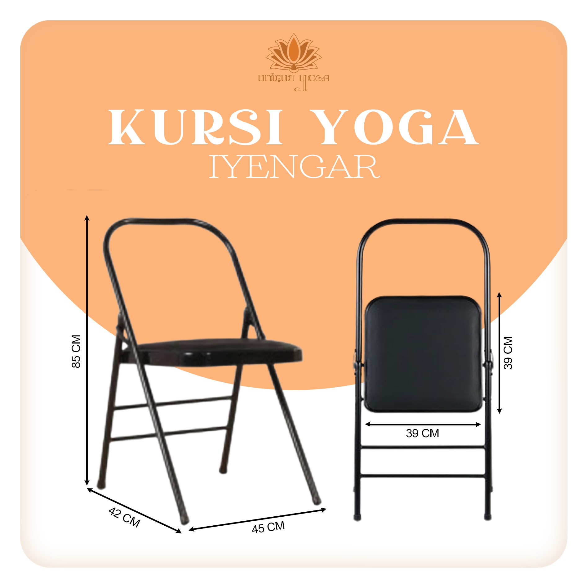 Kursi Yoga Iyengar / Bangku Yoga Iyengar / Kursi Untuk Yoga Pilates / Kursi Olahraga / Yoga Chair
