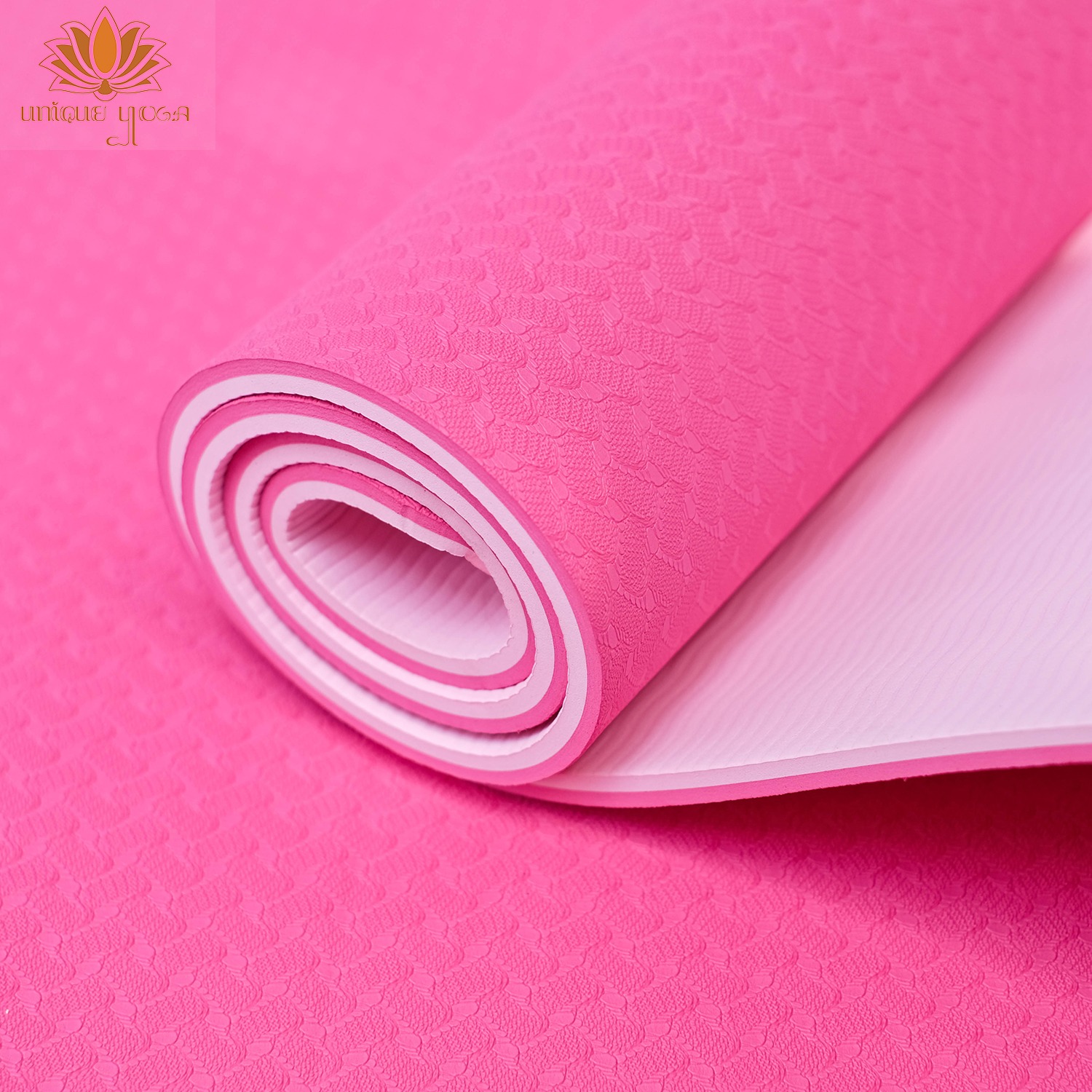 Yoga Mat TPE Double Layer 8mm Ukuran Besar / Alas Olahraga Yoga / Pilates Yoga Mat / Matras Yoga TPE Double Layer 80cm 