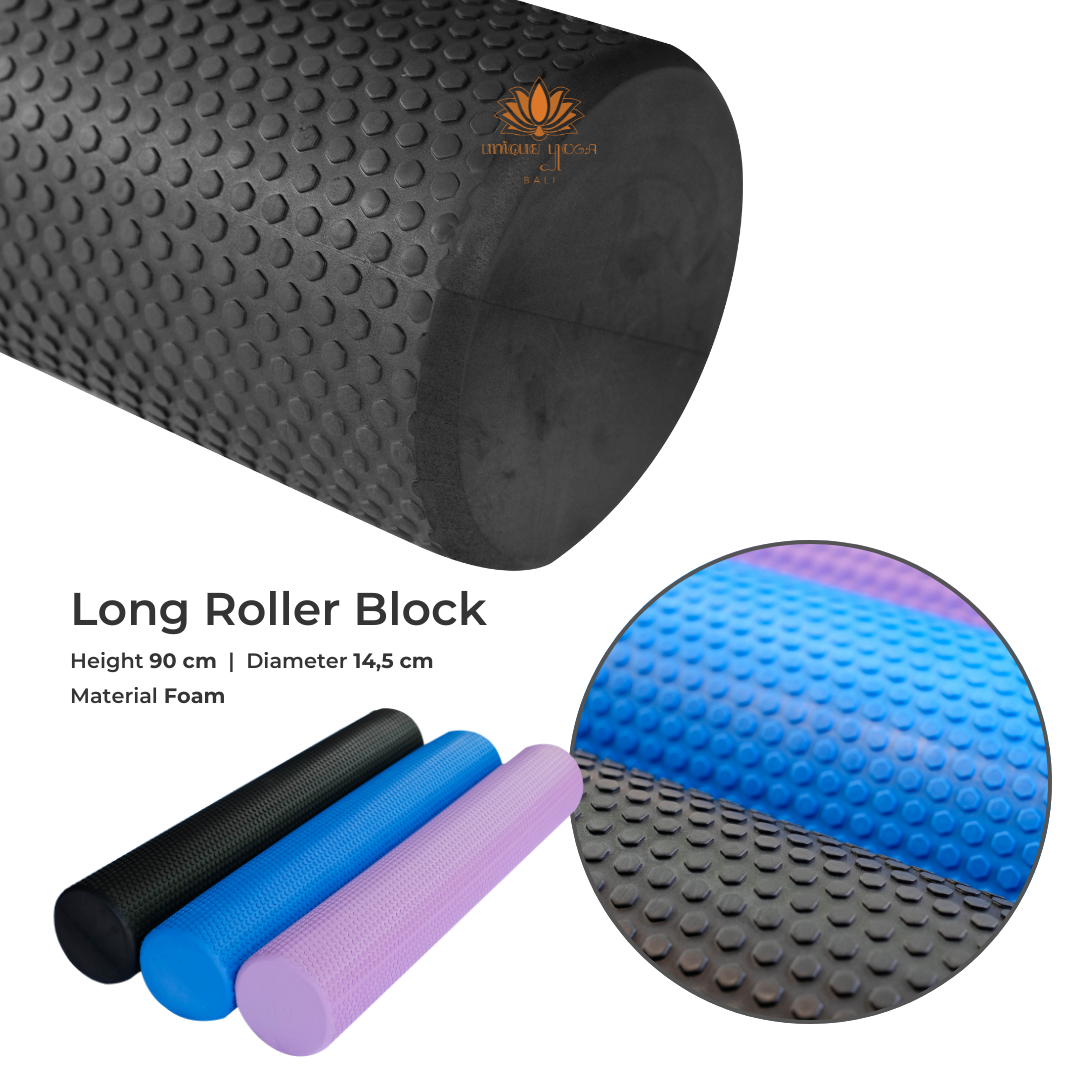 Roller Block Gym Fitness / Foam Roller Yoga Fitness / EVA Foam Yoga Massage Fitness Roller / Long Roller Foam 90cm