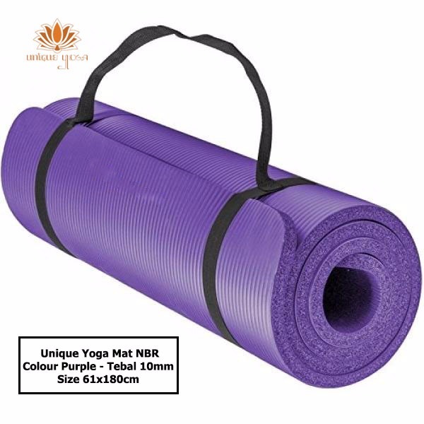 Yoga Mat NBR / Matras Yoga NBR 10mm/ Matras Senam Workout / Matras Yoga Tebal 10 mm