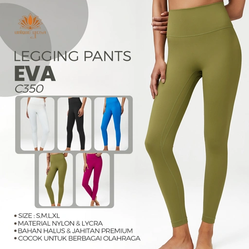 Image of Celana Legging Sport Olahraga Yoga / Legging Premium Basic Eva / Celana Legging Sport Yoga Wanita 