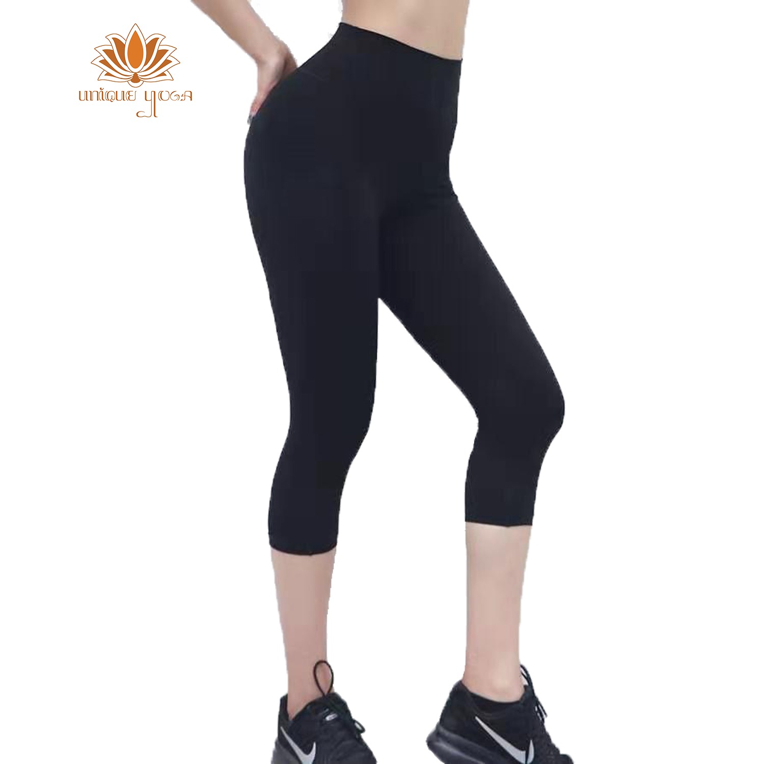 Celana Senam Legging Wanita Terbaru QK 8603 / Legging Olahraga Yoga Wanita 7/8