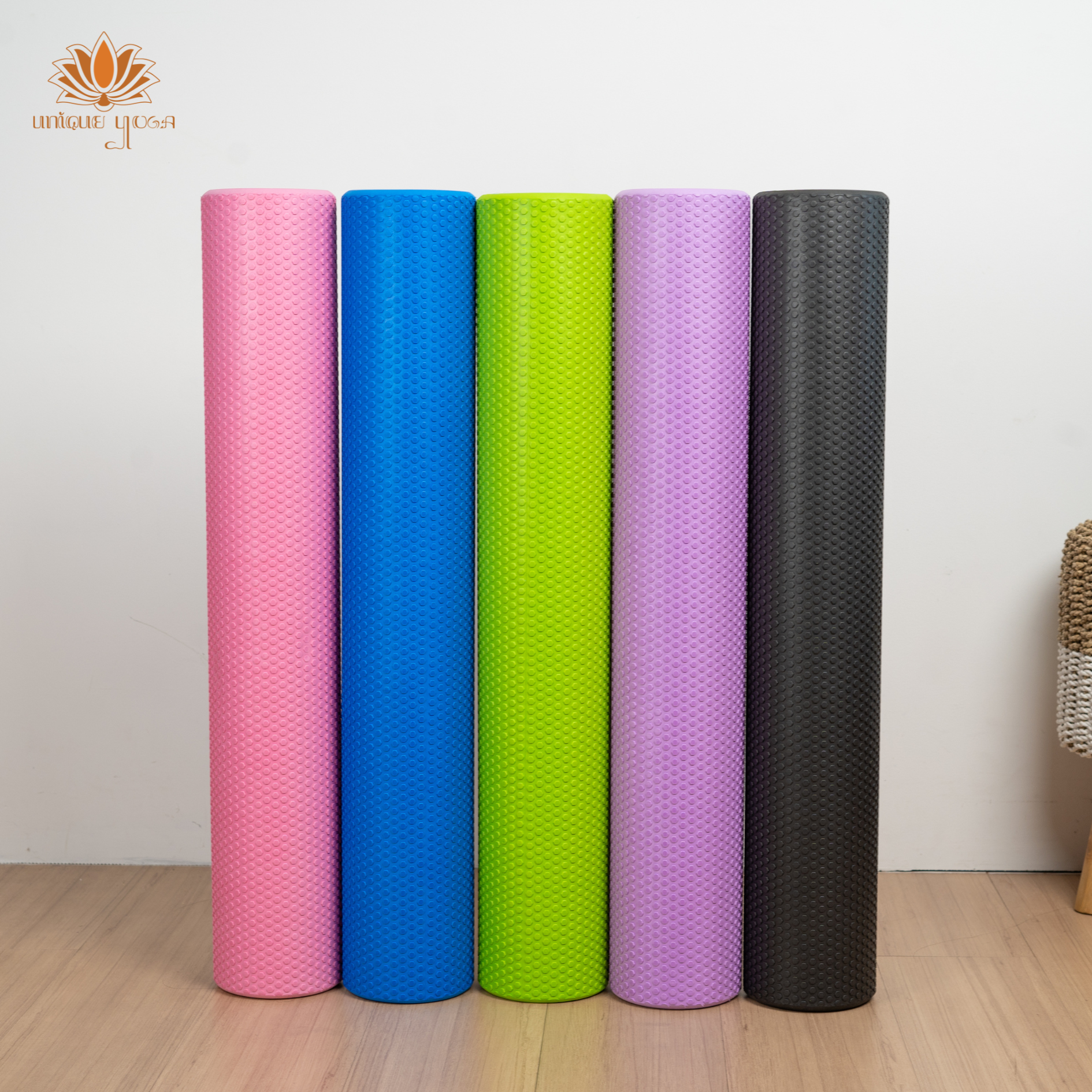 Roller Block Gym Fitness / Foam Roller Yoga Fitness / EVA Foam Yoga Massage Fitness Roller / Long Roller Foam 90cm