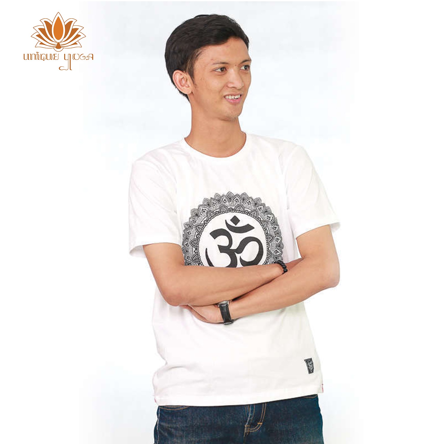 Kaos Olahraga Senam Yoga Unisex / Baju Senam Yoga Dry Fit / T-shirt Sindhu Ohm / Tshirt Yoga Murah