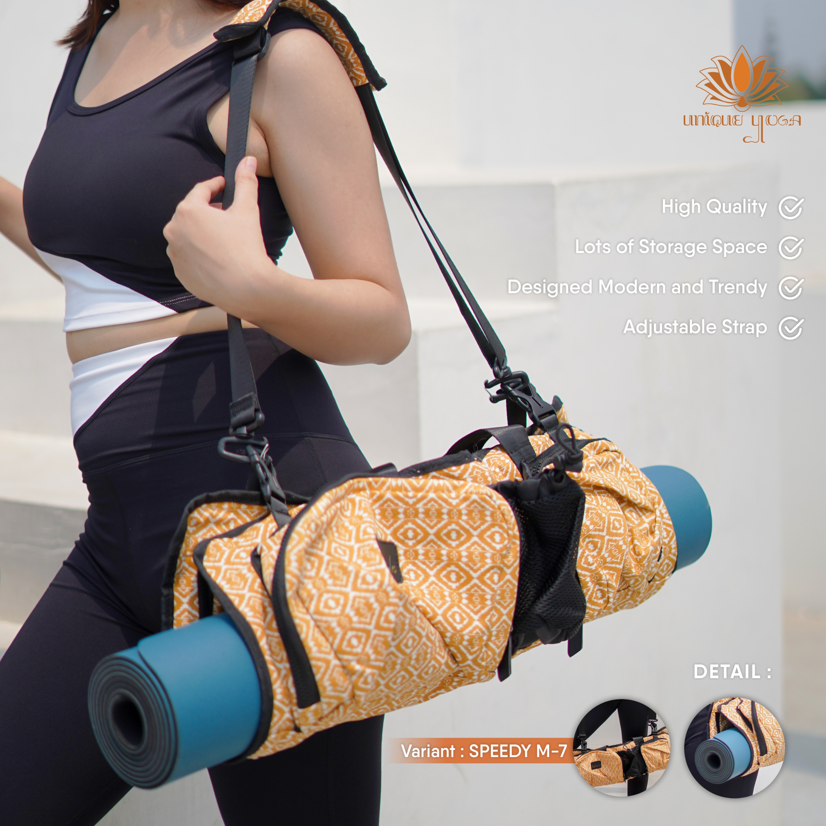 Speedy Yoga Bag Mat / Carry Bag Mat / Speedy Yoga Bag / Tas Yoga Murah / Tas Matras Murah / Yoga Bag Mat Motif / Tas Untuk Matras