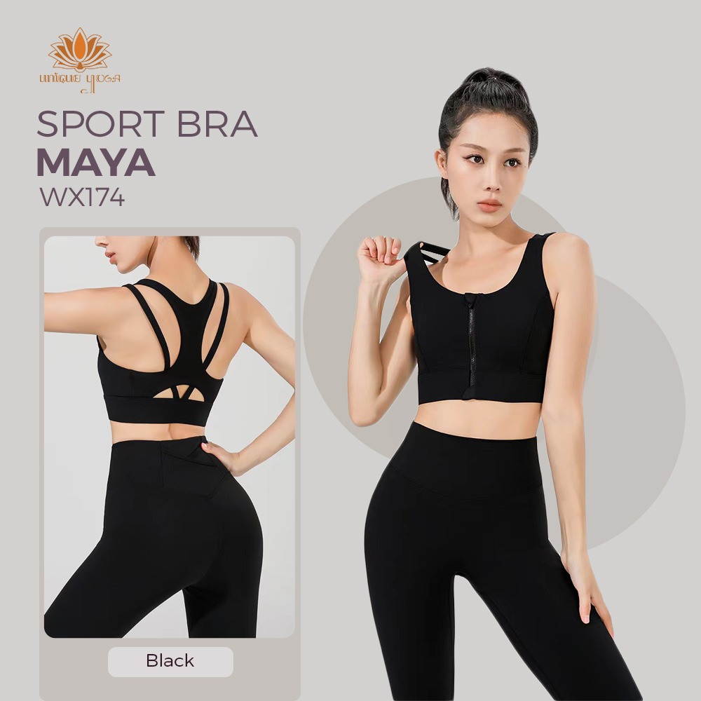 Bra Sport Olahraga Gym Yoga Running / Sport Bra Maya Yoga Pilates / Bra Yoga Sport Vania WX174