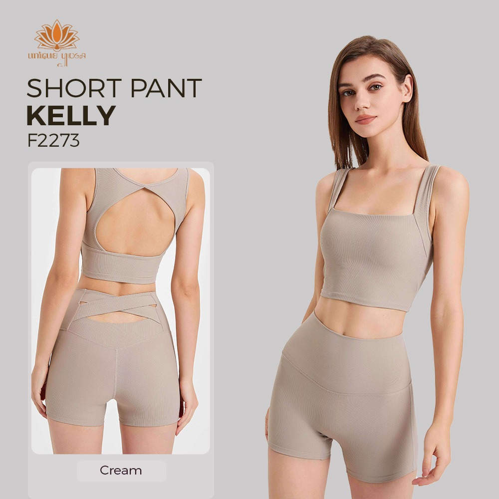 Celana Pendek Olahraga Sport Yoga Pilates Running / Short Pant Kelly F2273 / Hot Pant Sport Yoga Vania
