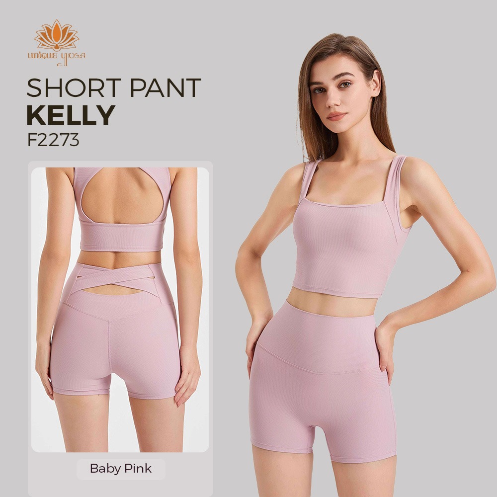 Celana Pendek Olahraga Sport Yoga Pilates Running / Short Pant Kelly F2273 / Hot Pant Sport Yoga Vania