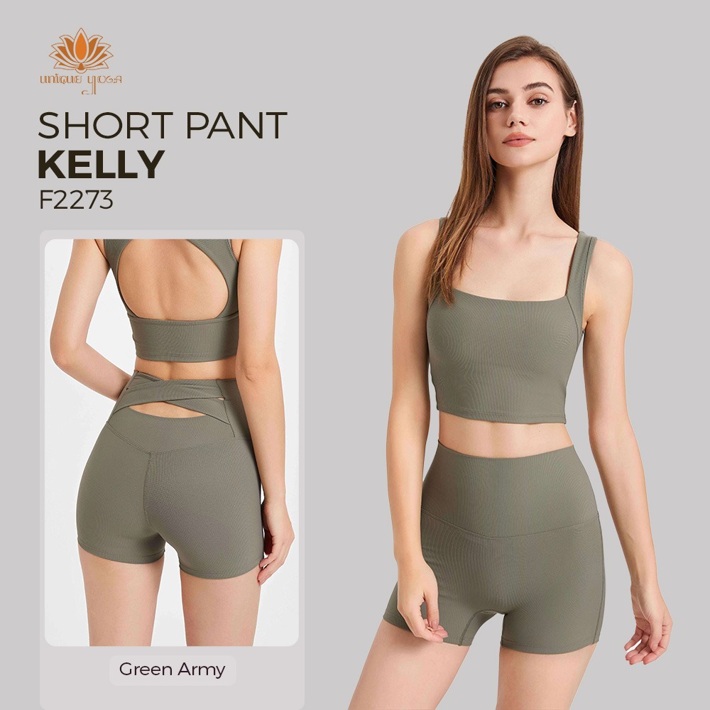Celana Pendek Olahraga Sport Yoga Pilates Running / Short Pant Kelly F2273 / Hot Pant Sport Yoga Vania