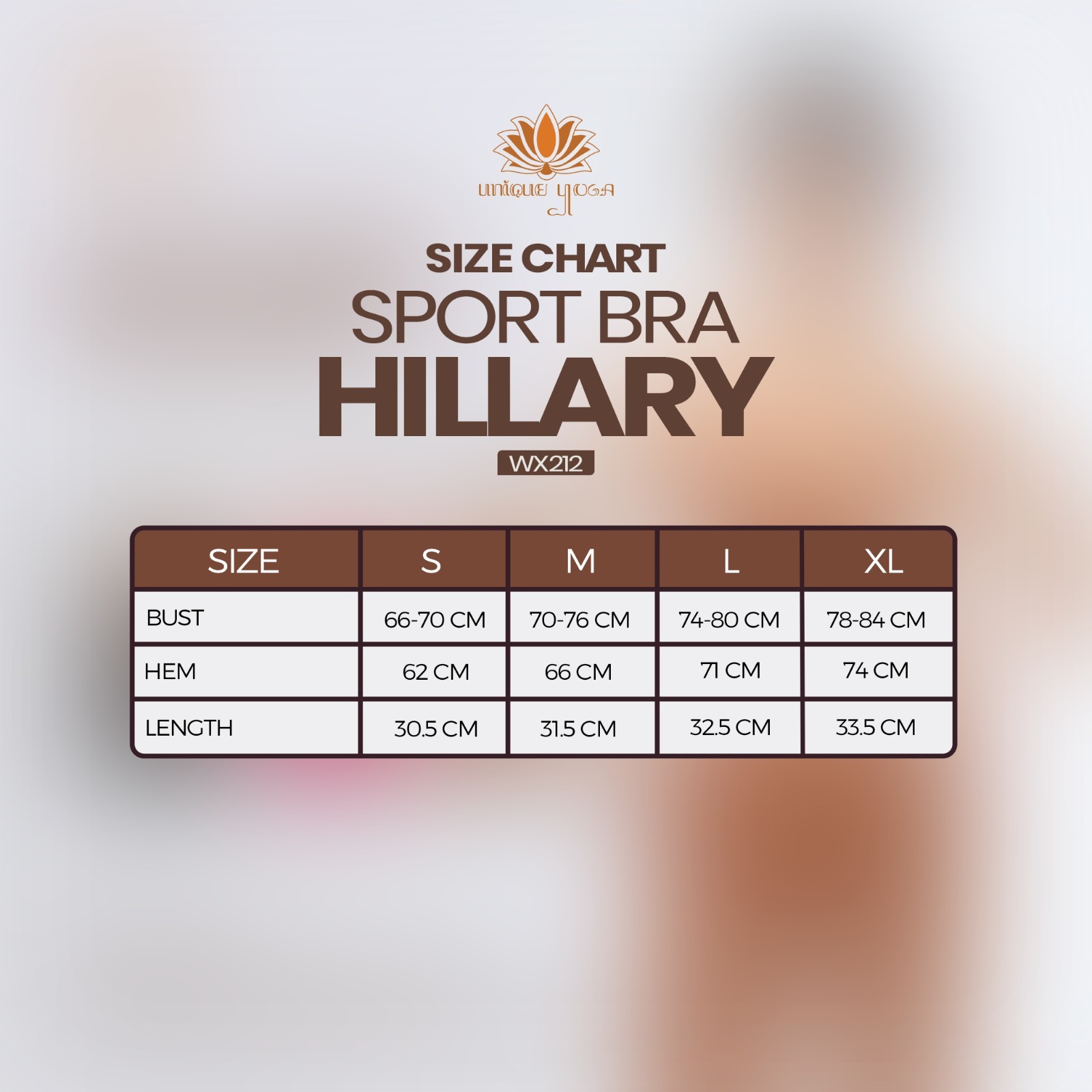 Sport Bra Hillary Untuk Yoga, Pilates Olahraga & Sport