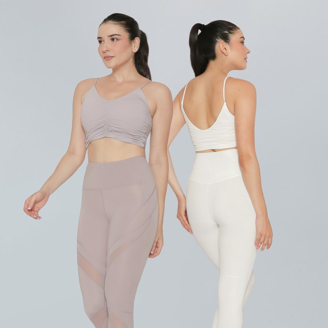 Tank Top Crop with Bra (Premium) Georgina / Tank Top Crop Wanita Yoga / Tank Top Crop Georgina (WX013)